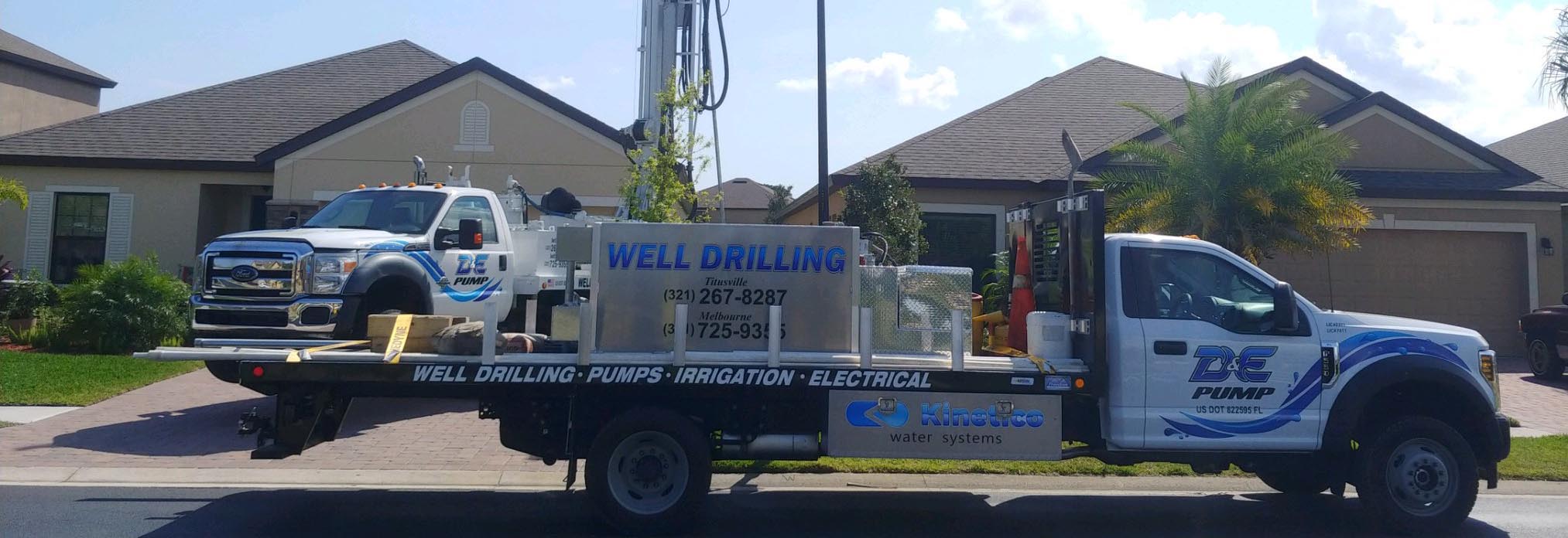 well drilling trucks  | D&E Pump